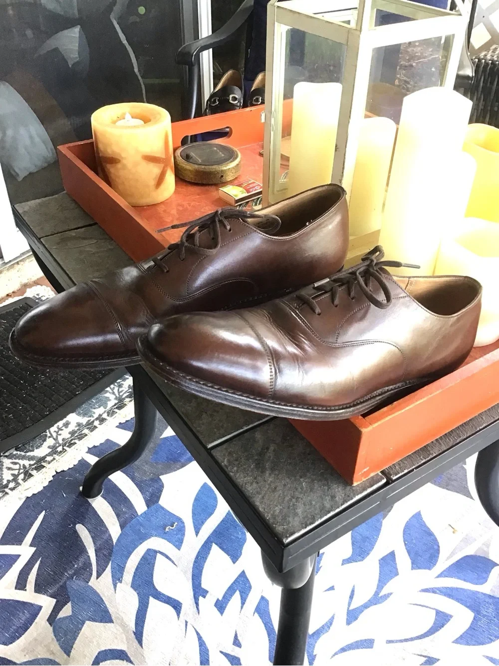 Church's Leather Cap-Toe Derby Shoes